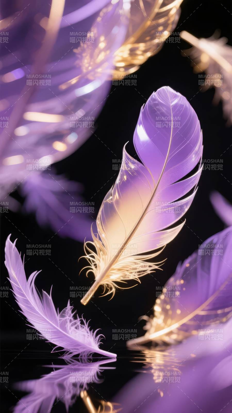 紫羽翩跹图片