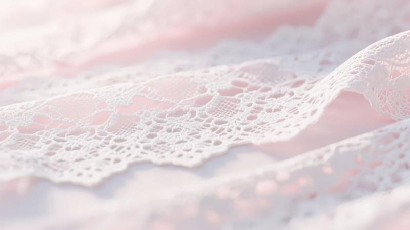 柔美蕾丝细节图片