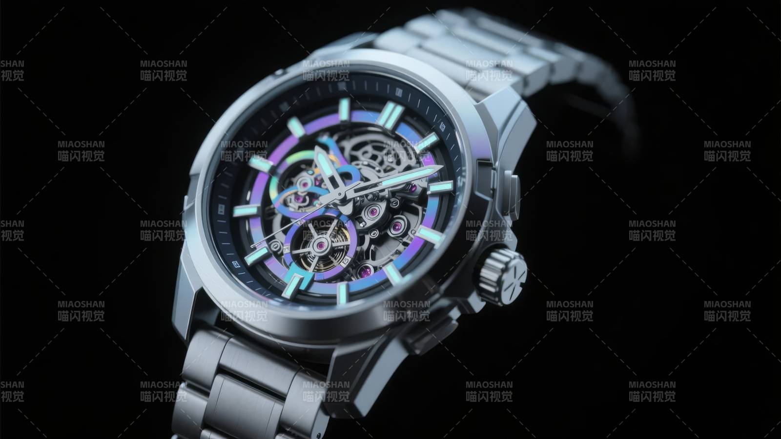 炫彩机械腕表图片