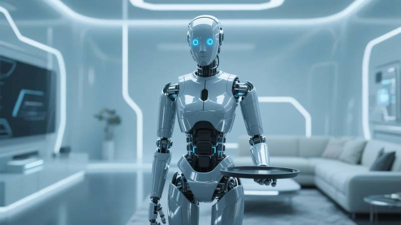 未来机器人服务图片