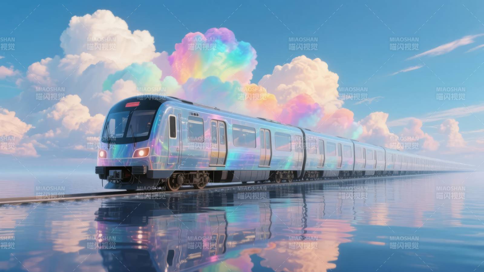 梦幻列车云海行图片