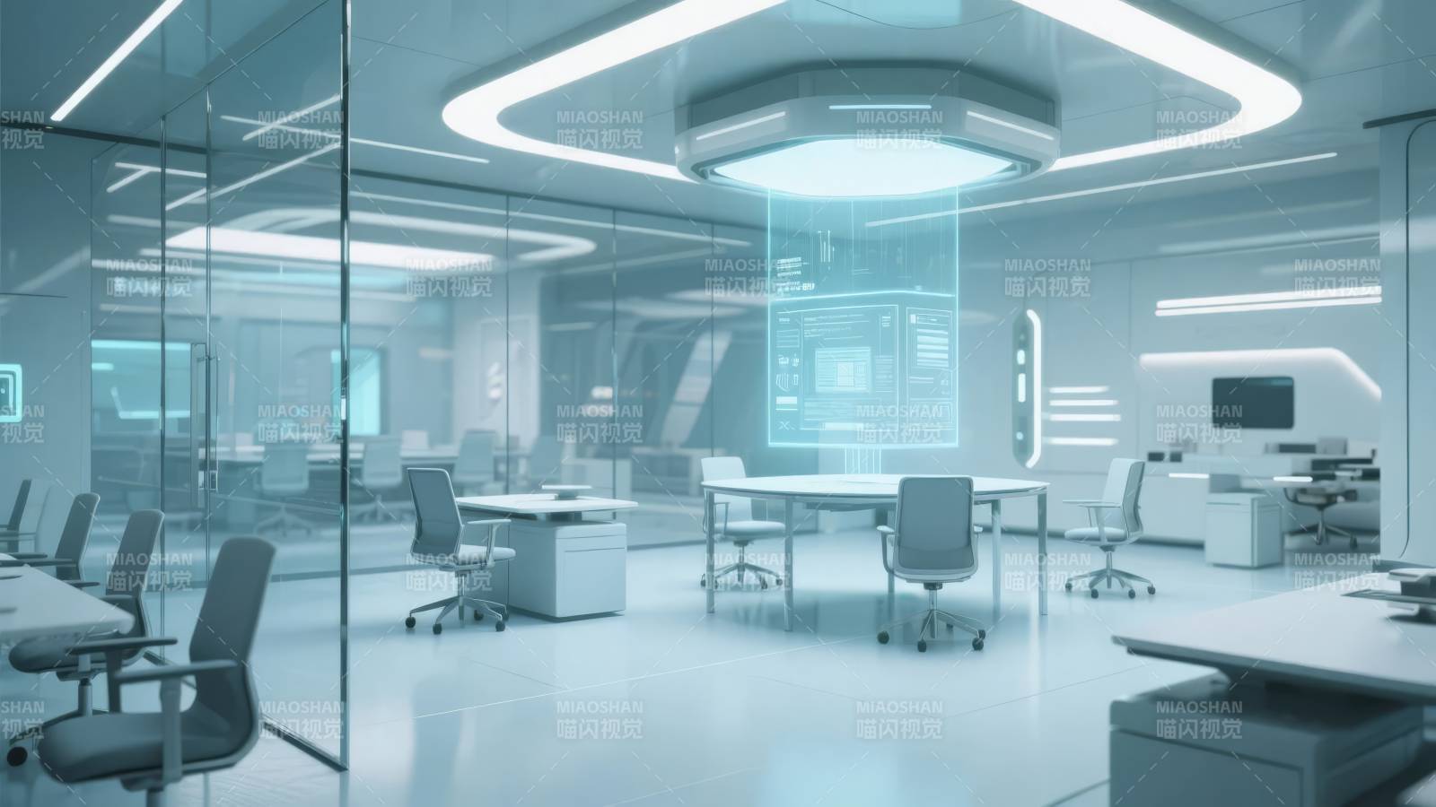 未来科技办公室图片