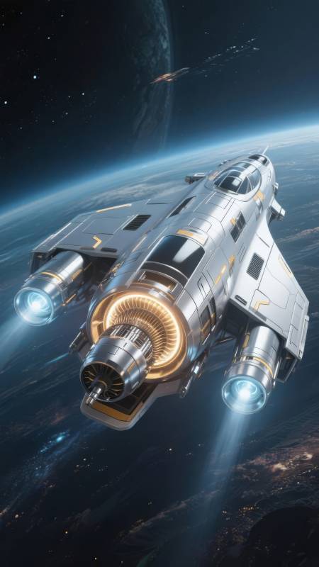 星际战舰翱翔宇宙图片