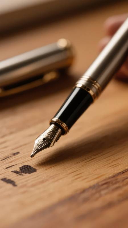 钢笔特写图片