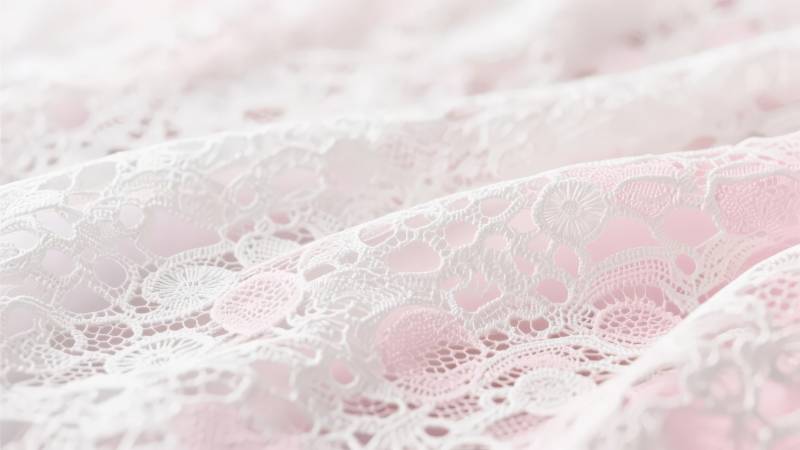 粉色蕾丝柔美细节图片