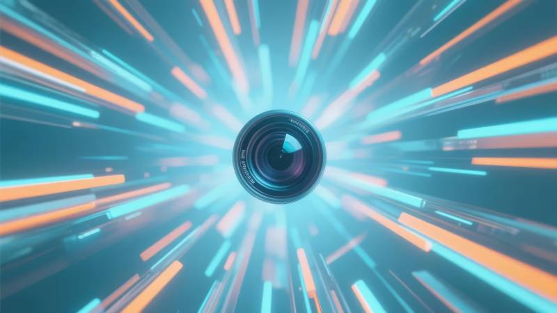 镜头穿梭光影图片