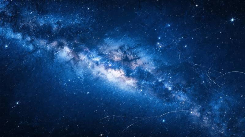 银河璀璨星空图片