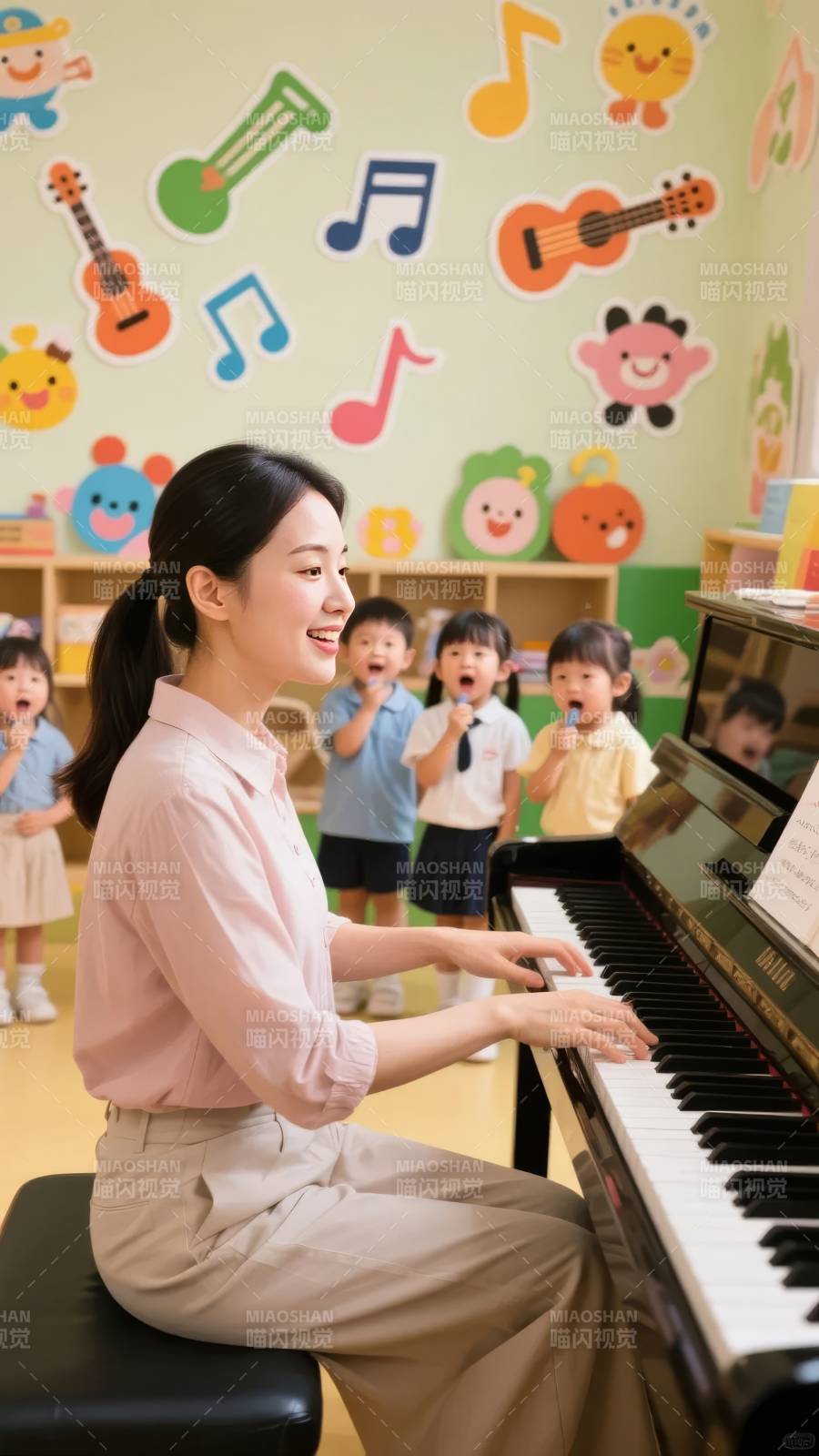 音乐课上的欢乐时光图片
