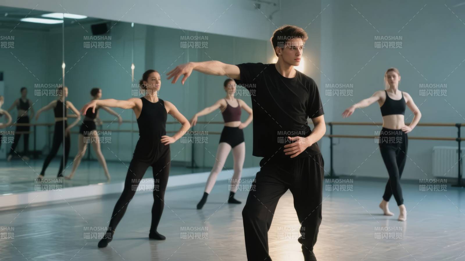 舞蹈教室练习中图片