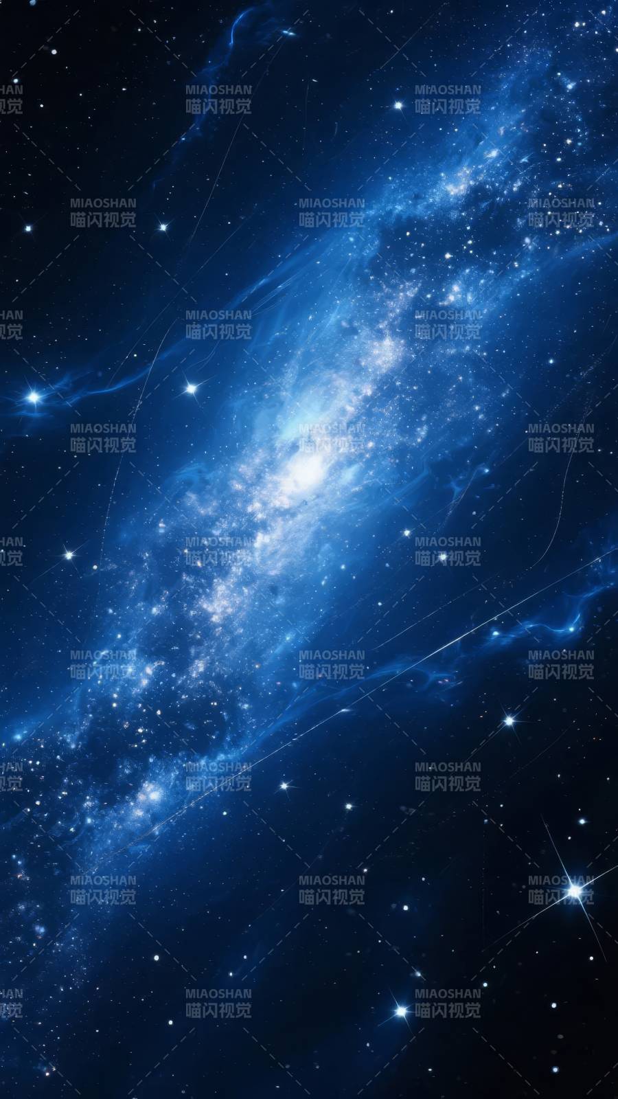 星河璀璨夜空图片