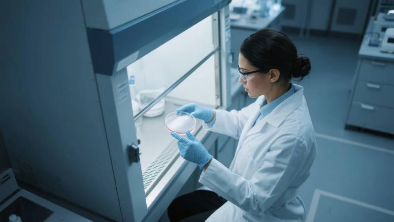 实验室科研人员工作图片