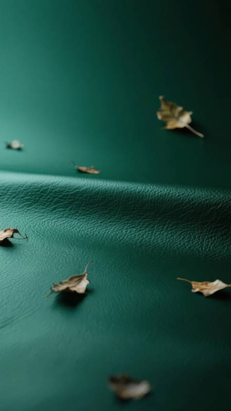 秋叶落绿皮图片