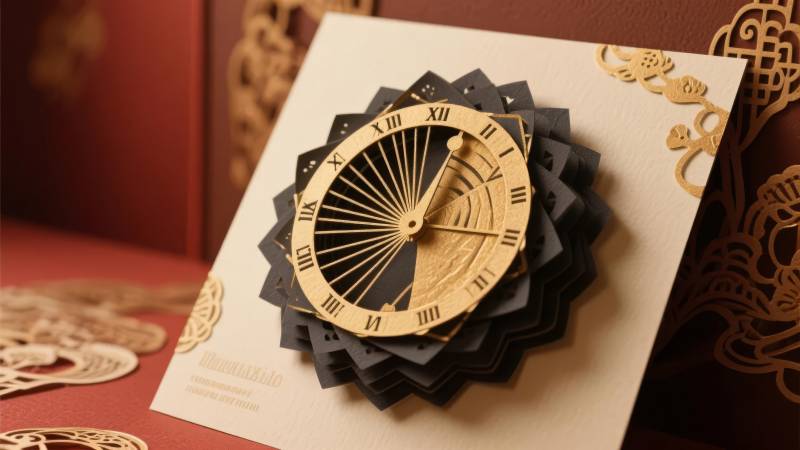 立体钟表艺术图片