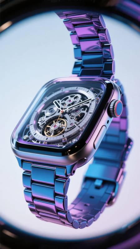 炫彩机械智能腕表图片
