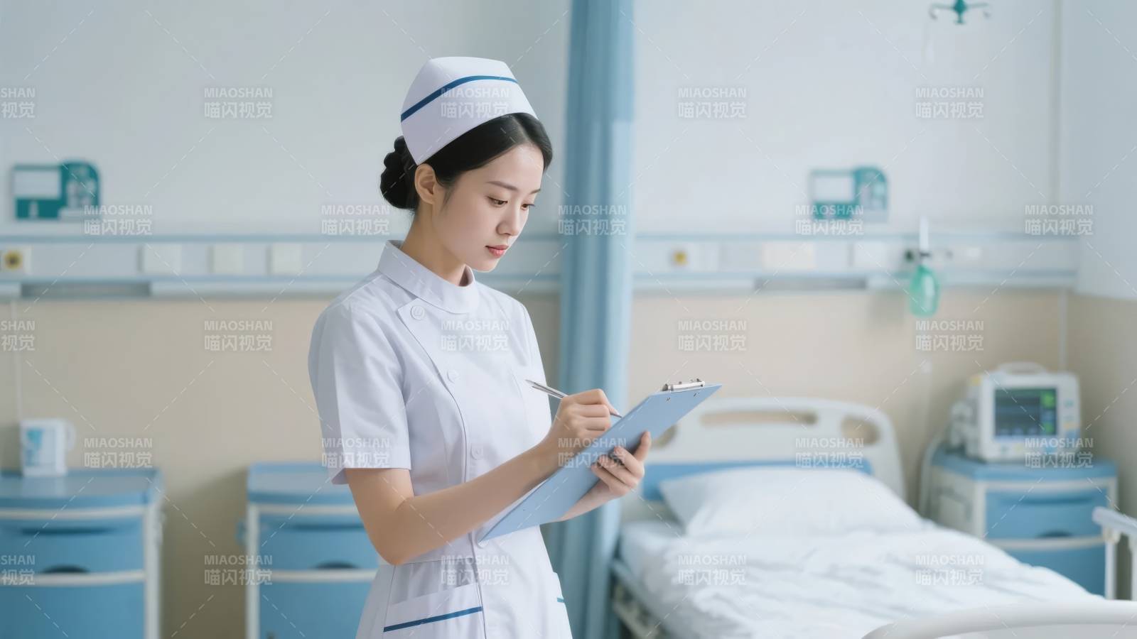 护士记录病历图片