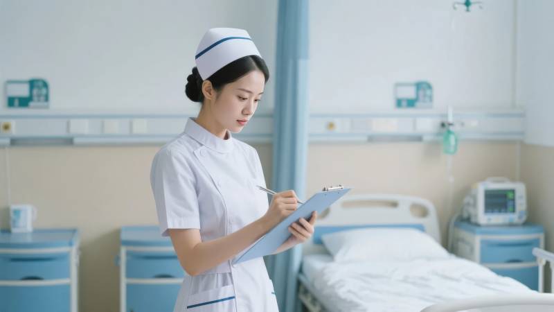 护士记录病历图片