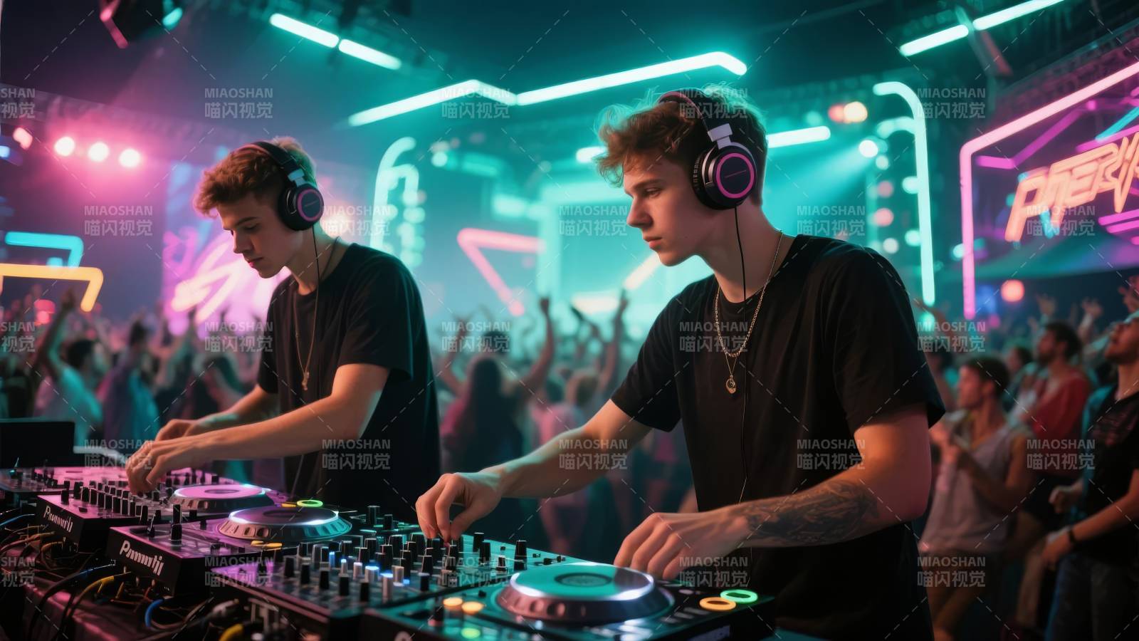 电音派对现场图片