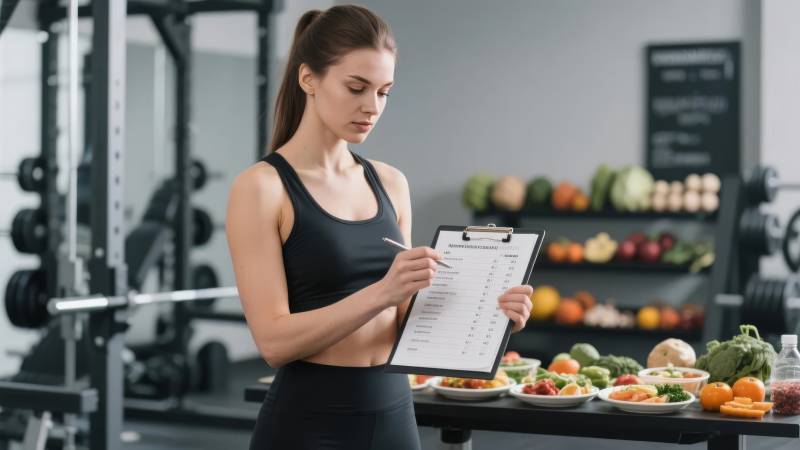 健身教练记录训练计划图片