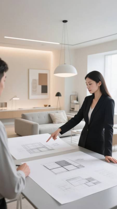 设计师讨论方案图片