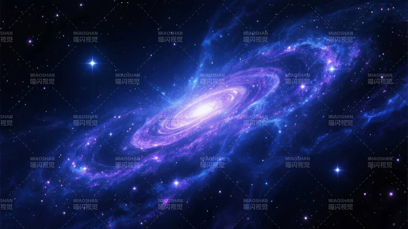 星河璀璨夜空图片