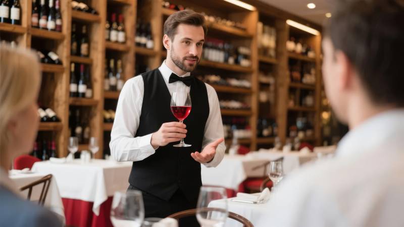 侍酒师推荐红酒图片