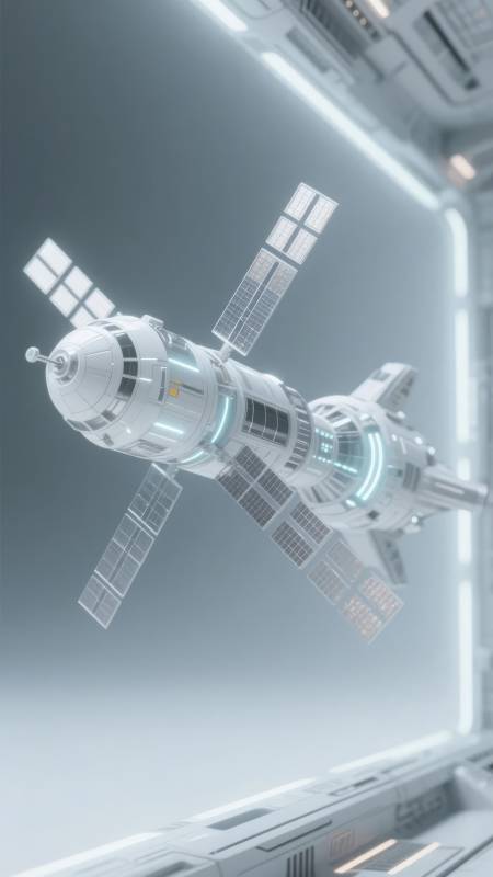 太空飞船内部视角图片