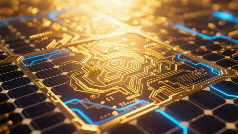 科技电路光效图图片