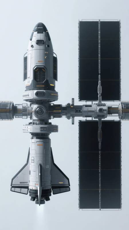 未来太空站图片