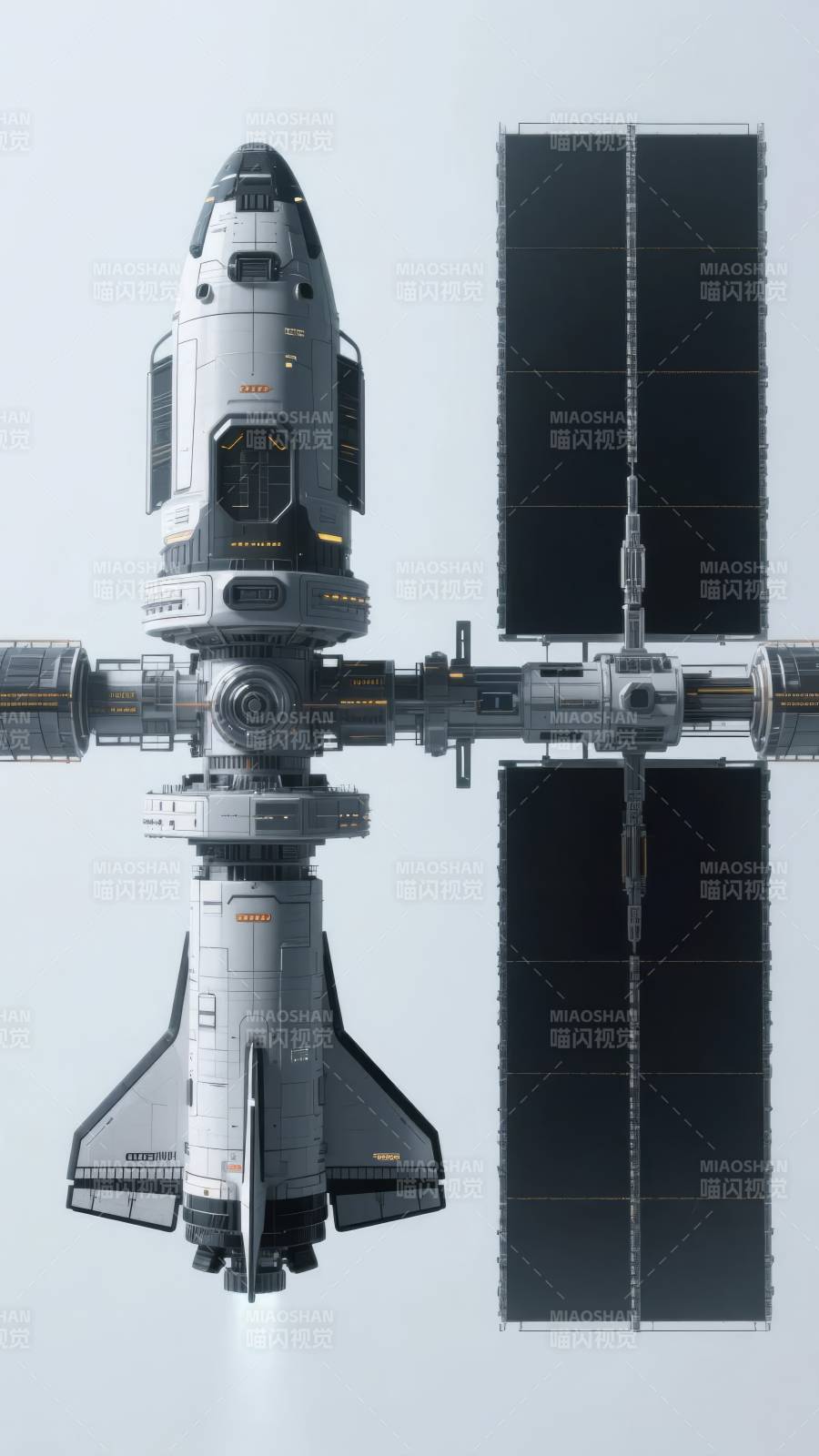 未来太空站图片