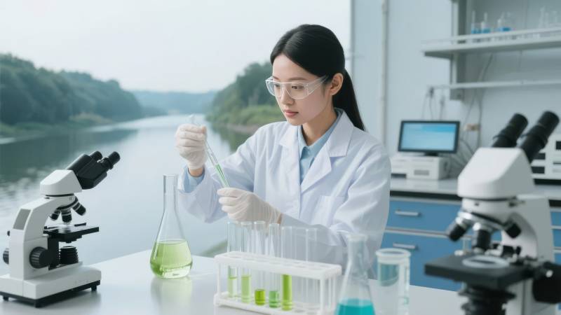 实验室科研人员工作图片