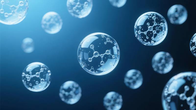 分子结构悬浮图图片