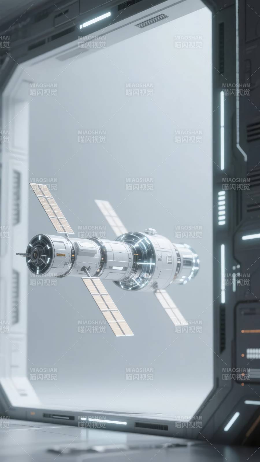 太空舱外景图片