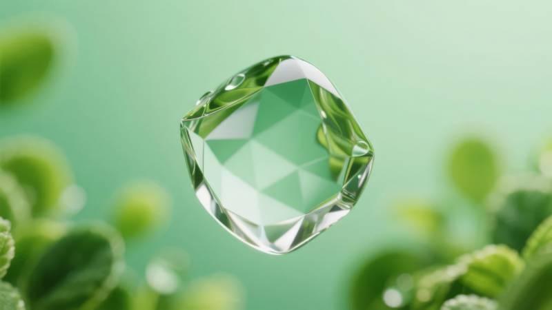 晶莹剔透的绿宝石图片