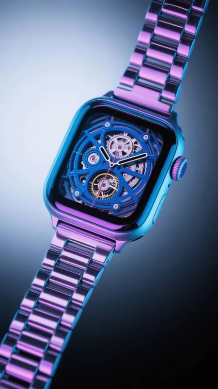 炫彩机械腕表图片