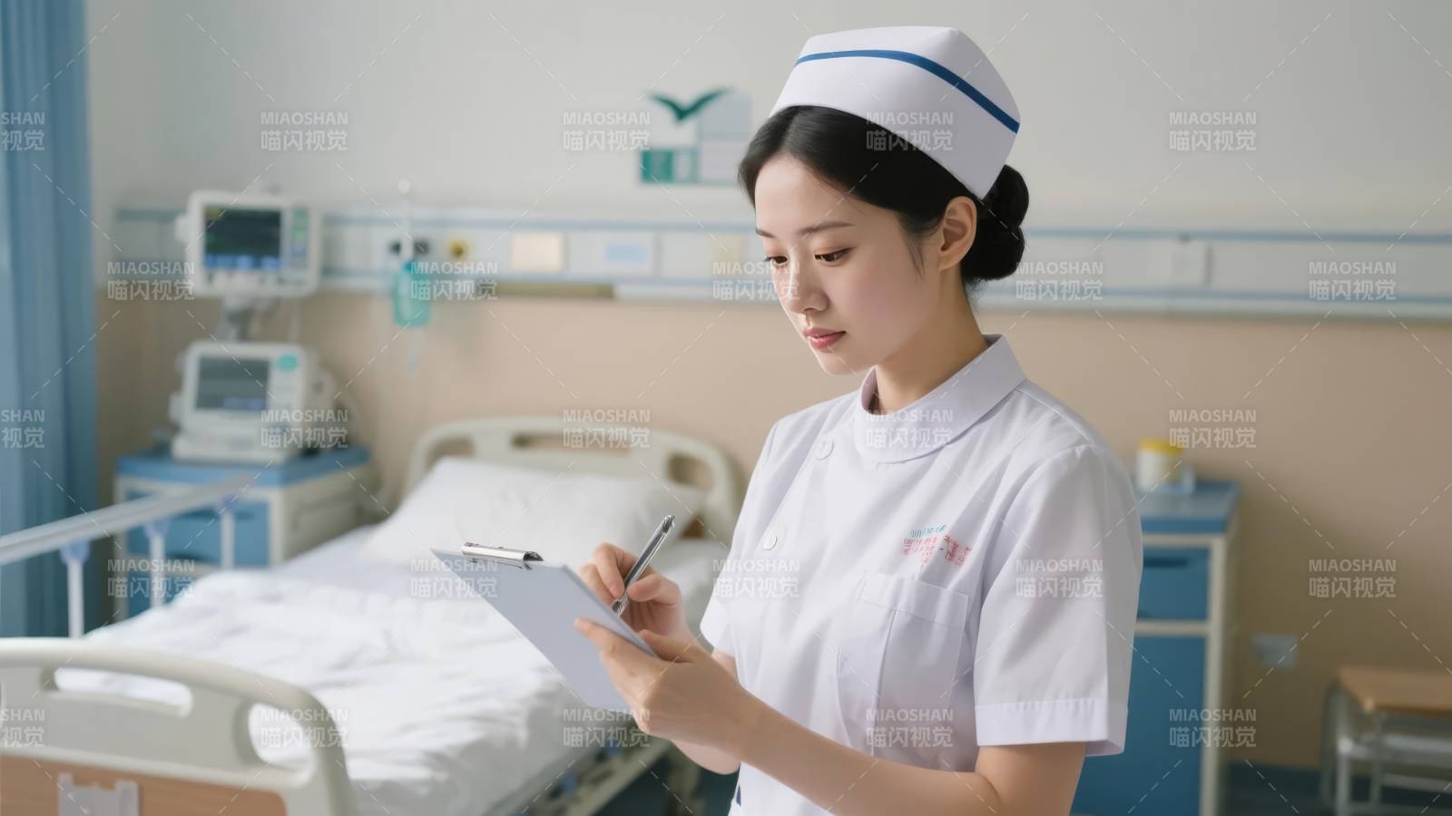 护士记录病历图片