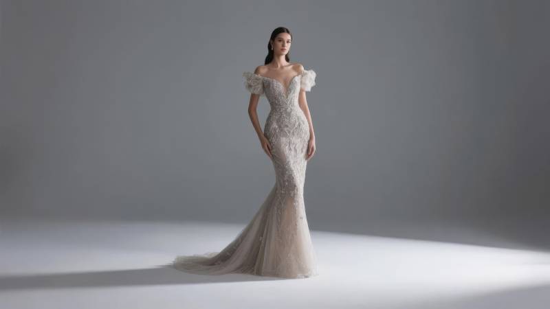 优雅婚纱 梦幻新娘图片