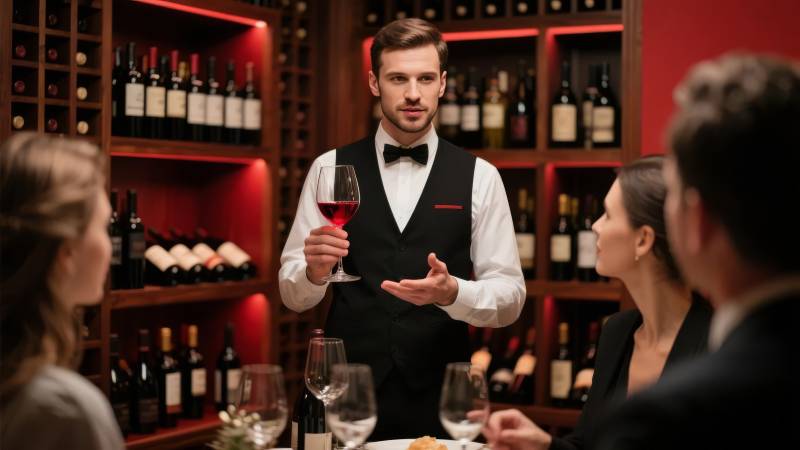 侍酒师推荐红酒图片