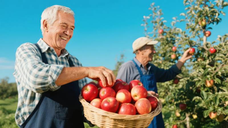 果园丰收乐图片