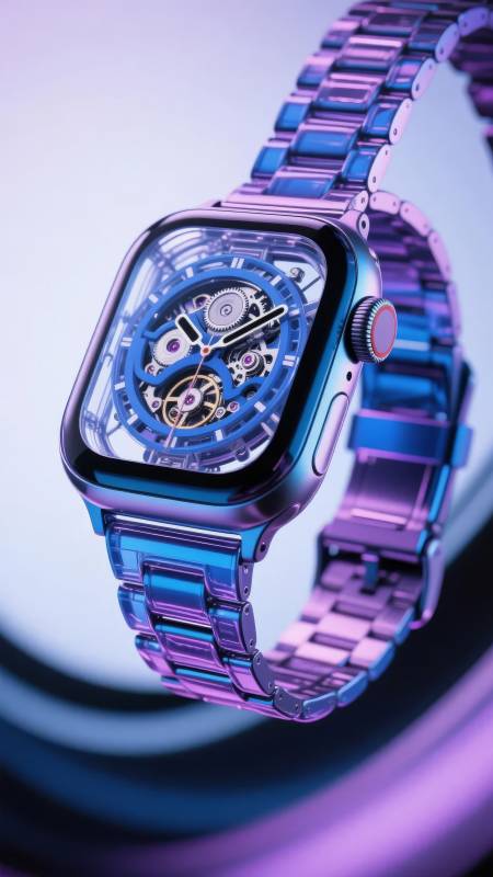 炫彩机械腕表图片