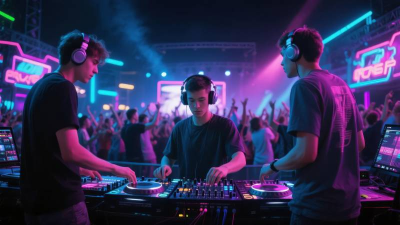 电音派对狂欢夜图片