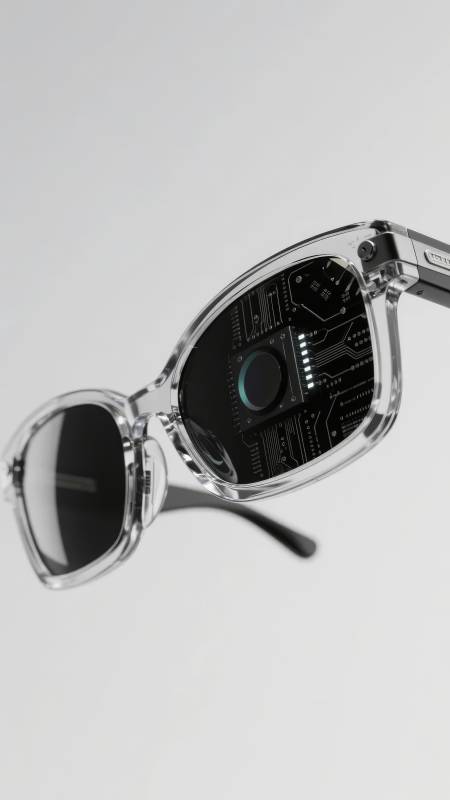 智能眼镜科技感图片