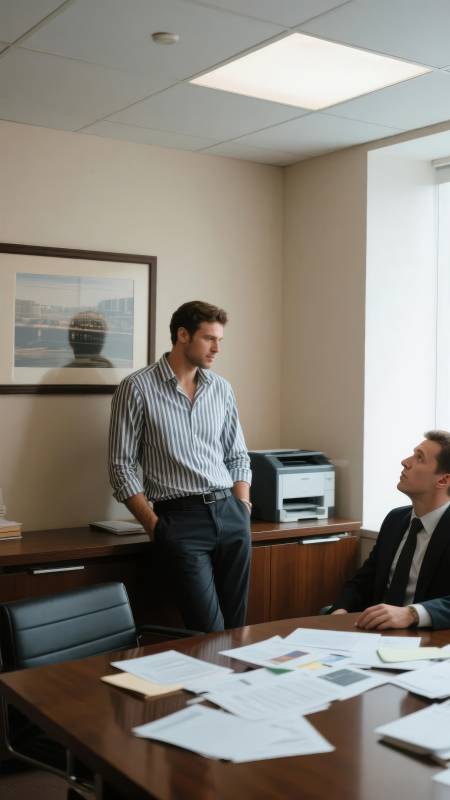 办公室会议场景图片