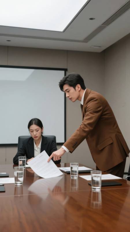 商务会议讨论文件图片