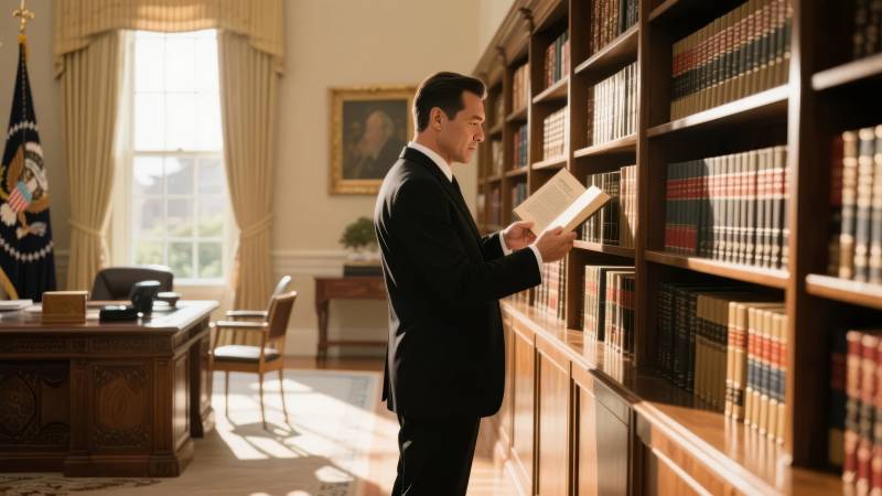 书房中的阅读时刻图片