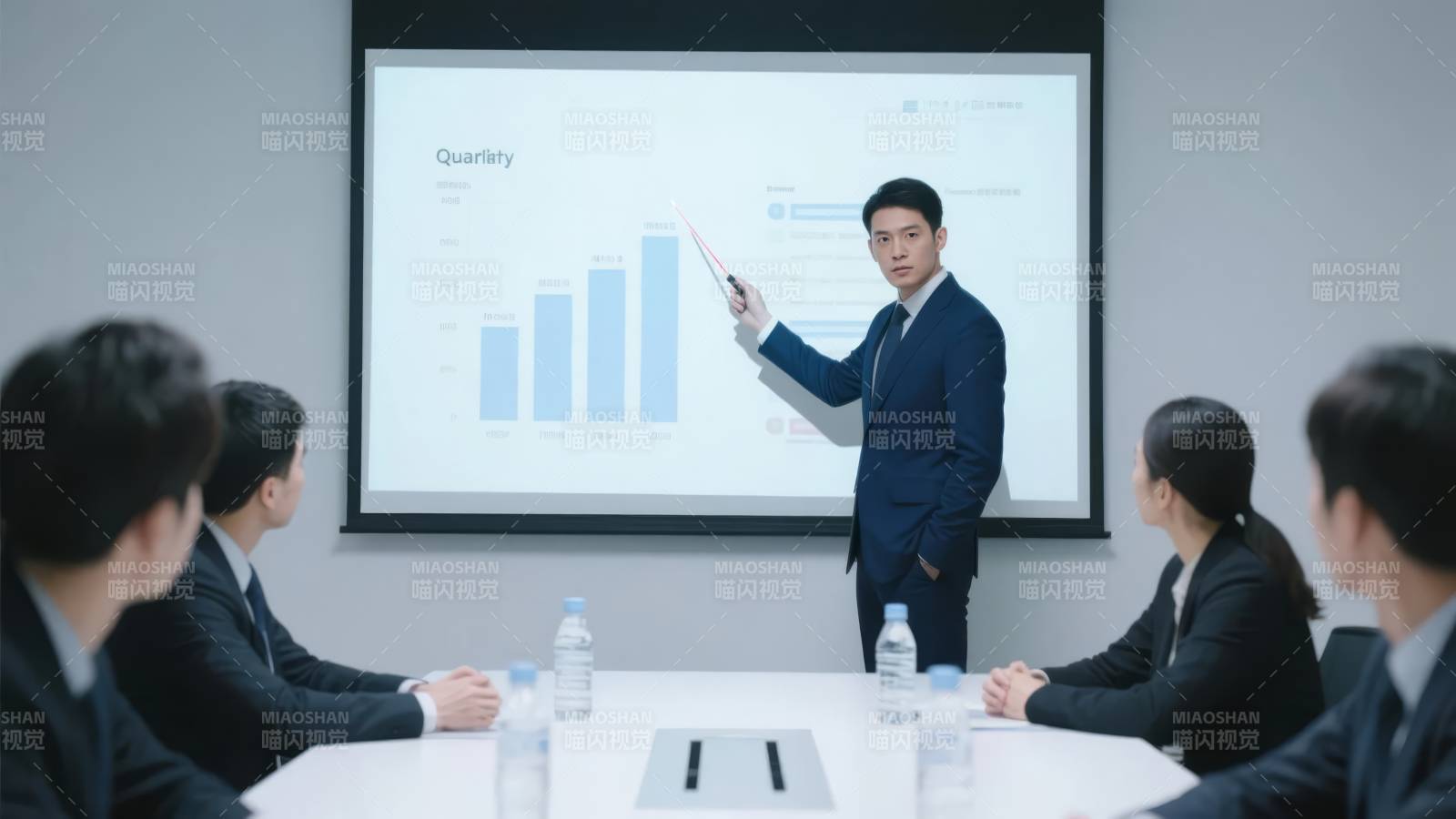 商务会议展示图表图片