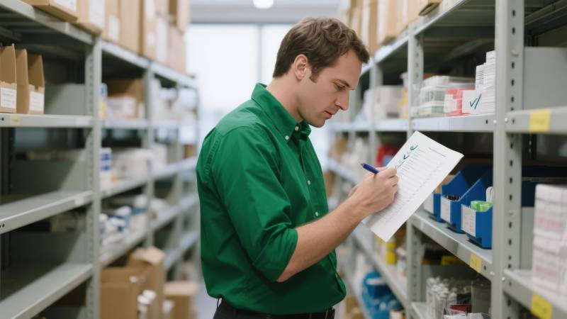 仓库盘点工作图片