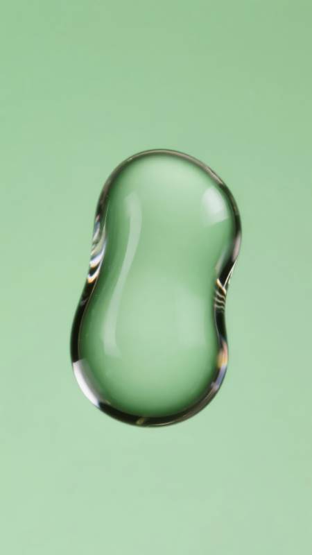 晶莹水滴 绿意盎然图片