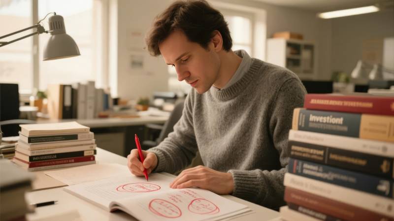 专注学习的青年图片