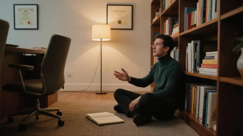 书房静坐 书香满屋图片