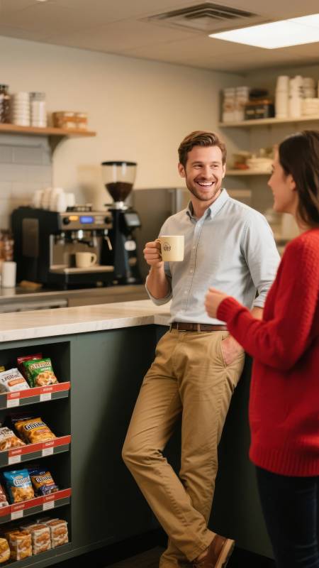 咖啡时光 笑语盈盈图片